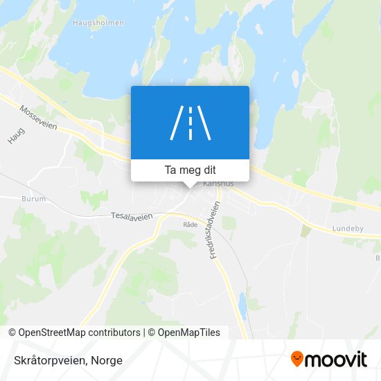 Skråtorpveien kart