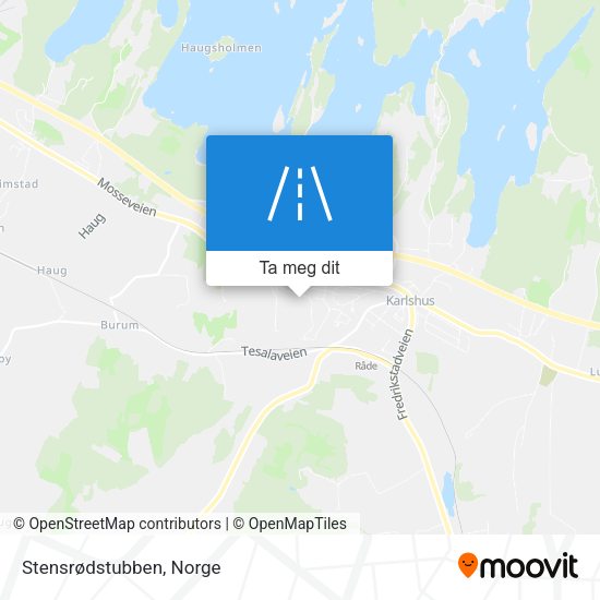 Stensrødstubben kart