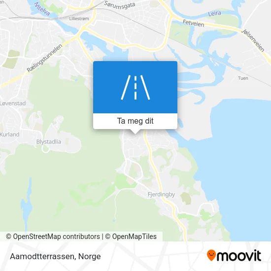 Aamodtterrassen kart