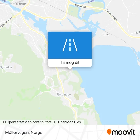 Møllervegen kart