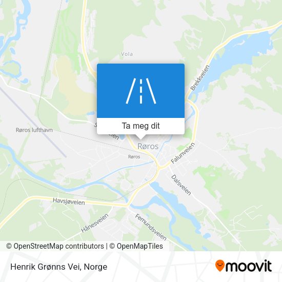 Henrik Grønns Vei kart