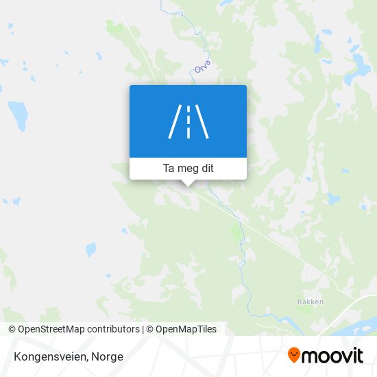 Kongensveien kart
