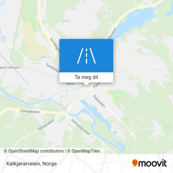 Kølkjørarveien kart
