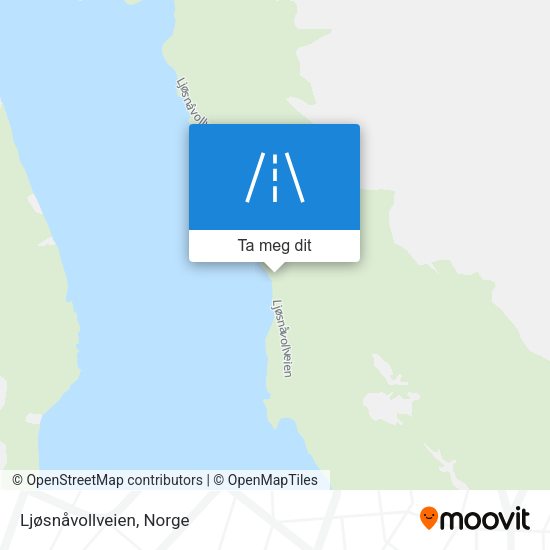 Ljøsnåvollveien kart
