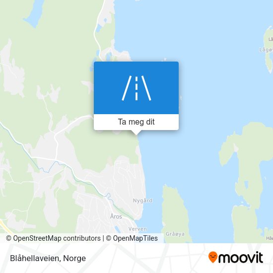 Blåhellaveien kart