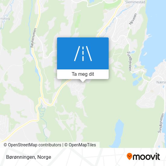 Børønningen kart