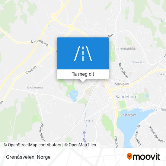 Grønåsveien kart