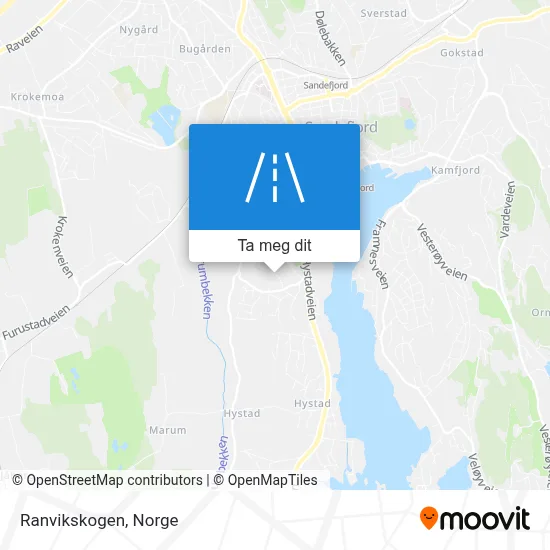 Ranvikskogen kart