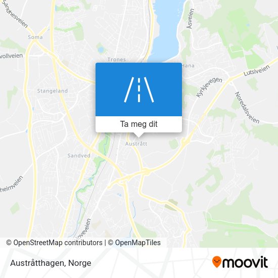 Austråtthagen kart