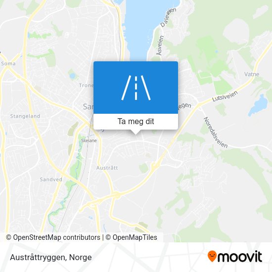 Austråttryggen kart