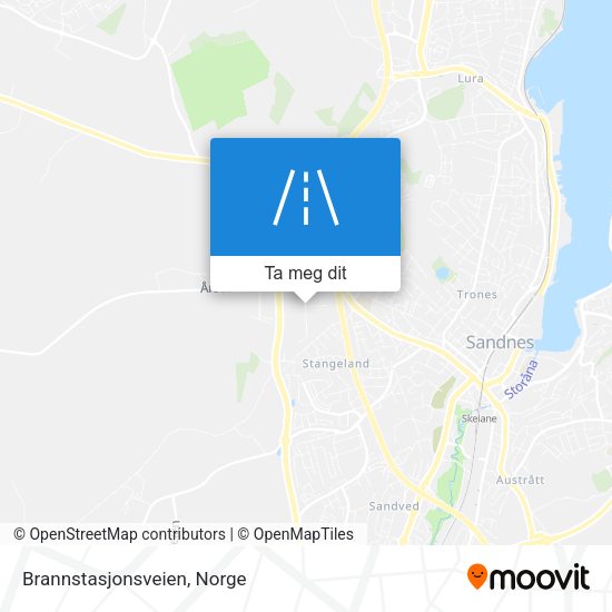 Brannstasjonsveien kart