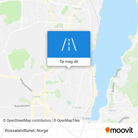 Rossalandtunet kart