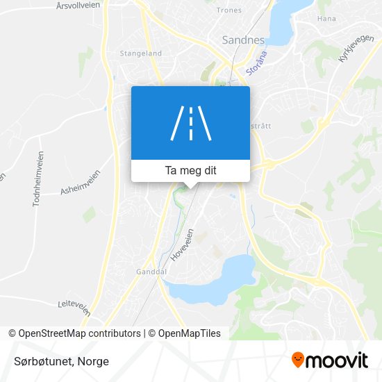Sørbøtunet kart