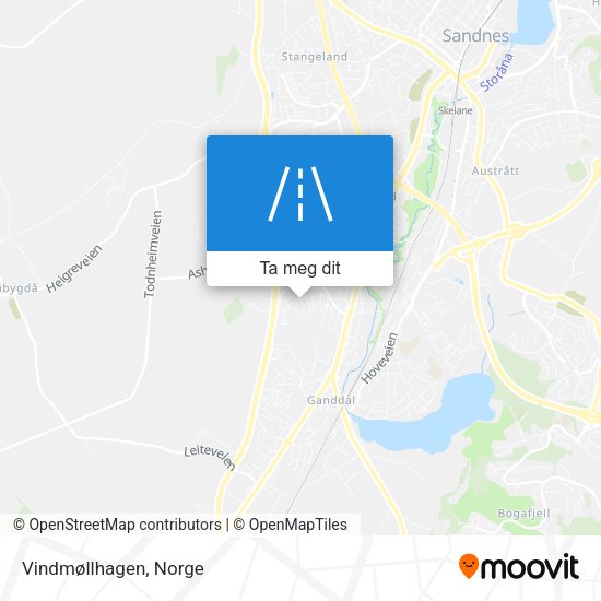 Vindmøllhagen kart