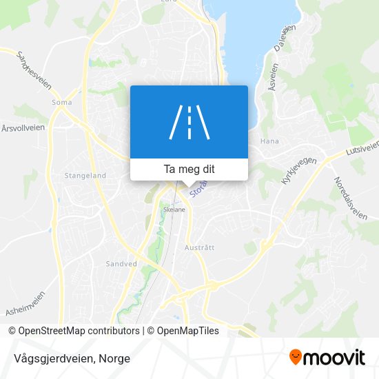 Vågsgjerdveien kart