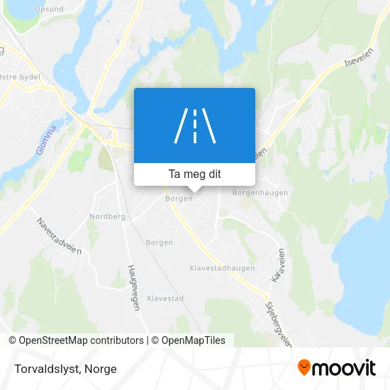 Torvaldslyst kart