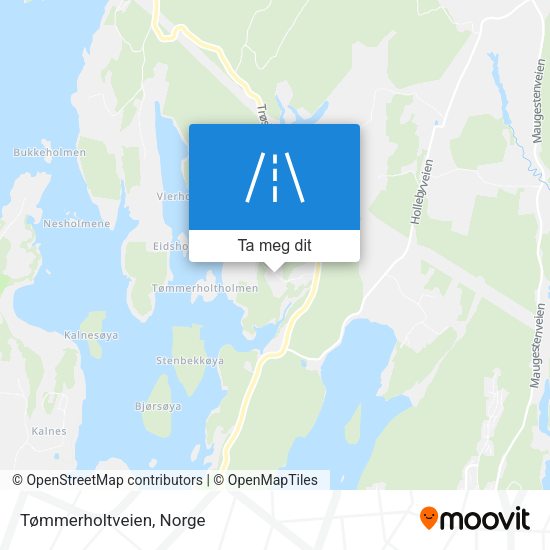 Tømmerholtveien kart