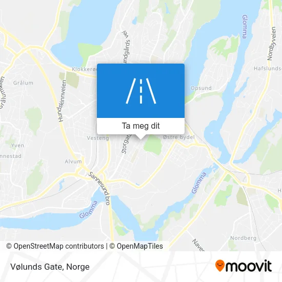 Vølunds Gate kart