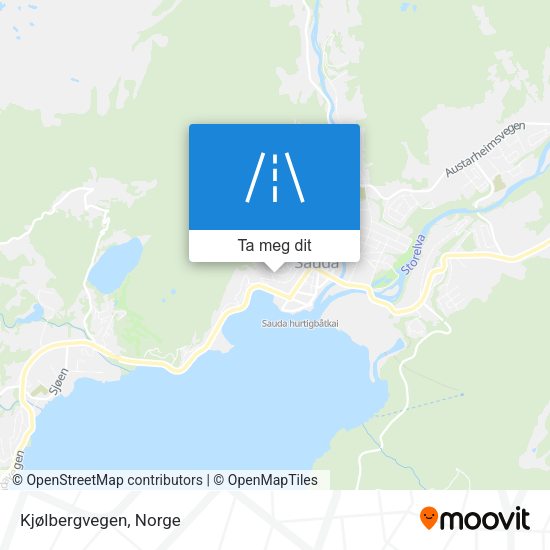 Kjølbergvegen kart