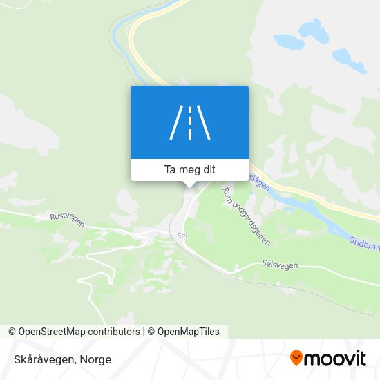 Skåråvegen kart