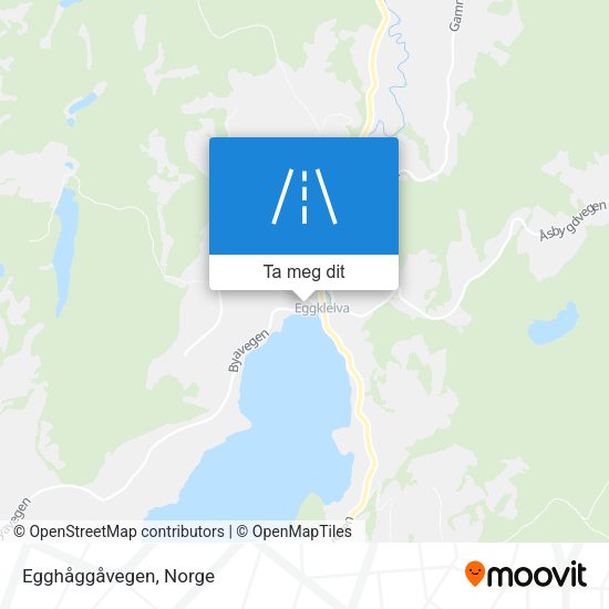 Egghåggåvegen kart