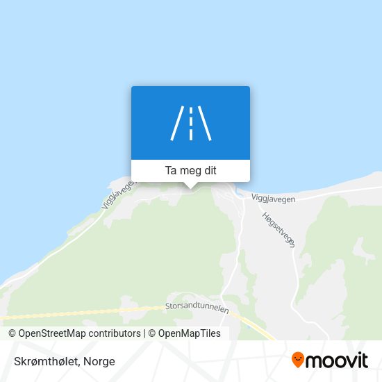 Skrømthølet kart