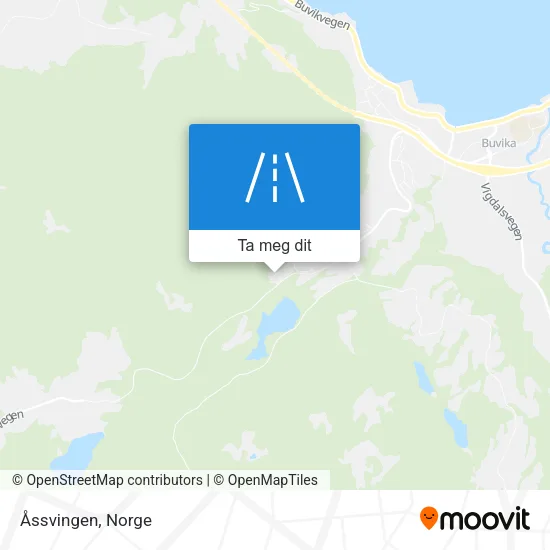 Åssvingen kart
