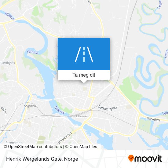 Henrik Wergelands Gate kart
