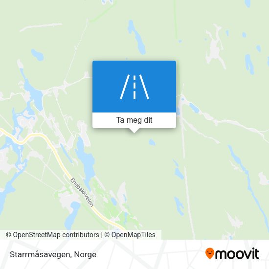 Starrmåsavegen kart
