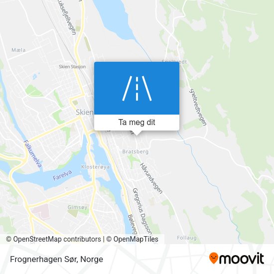 Frognerhagen Sør kart