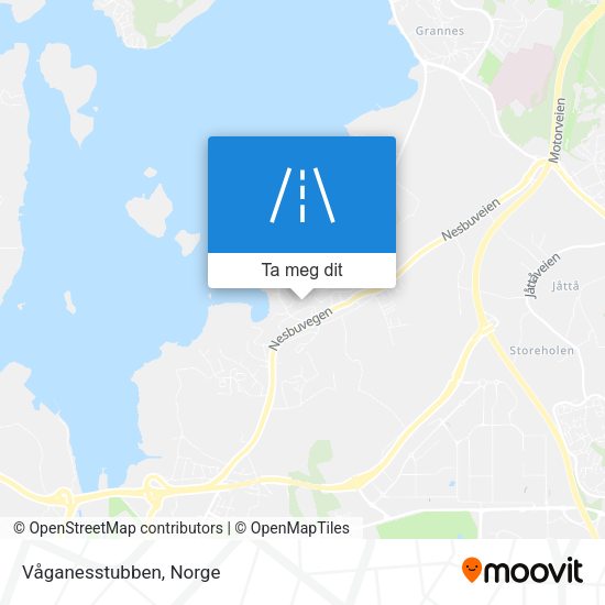 Våganesstubben kart