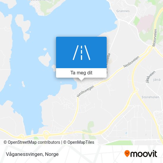 Våganessvingen kart