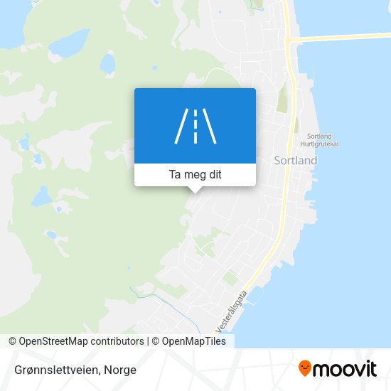 Grønnslettveien kart