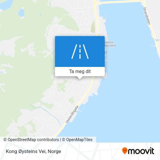 Kong Øysteins Vei kart
