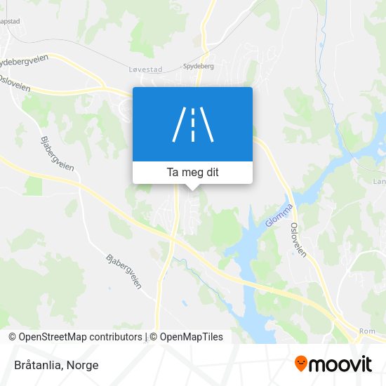 Bråtanlia kart