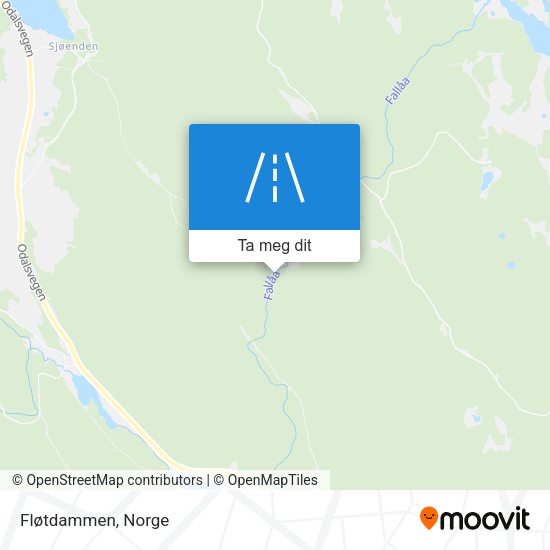 Fløtdammen kart