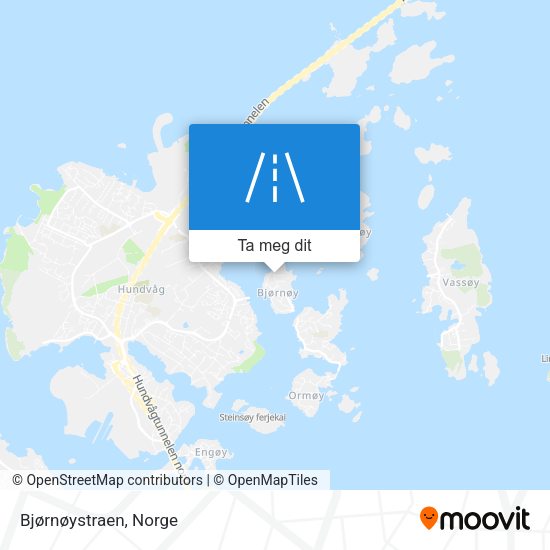 Bjørnøystraen kart