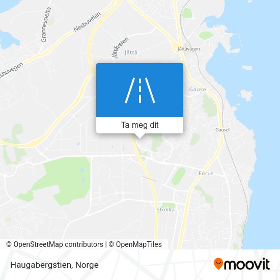 Haugabergstien kart