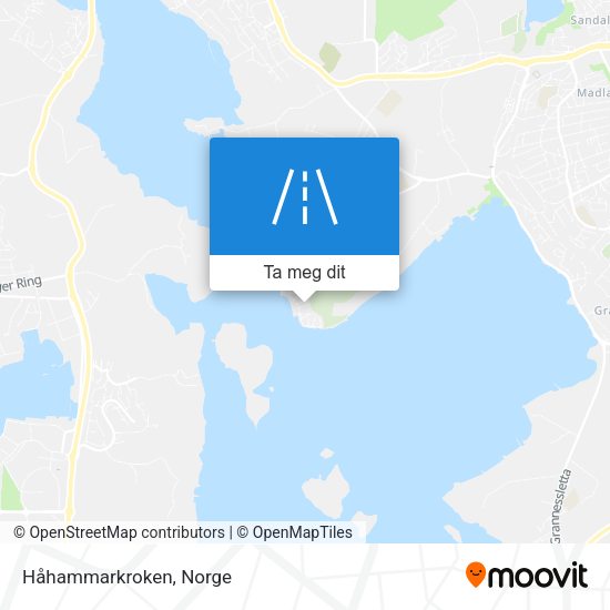 Håhammarkroken kart