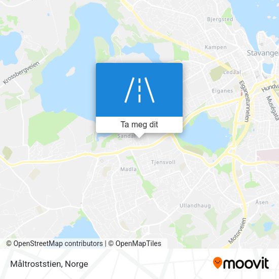 Måltroststien kart
