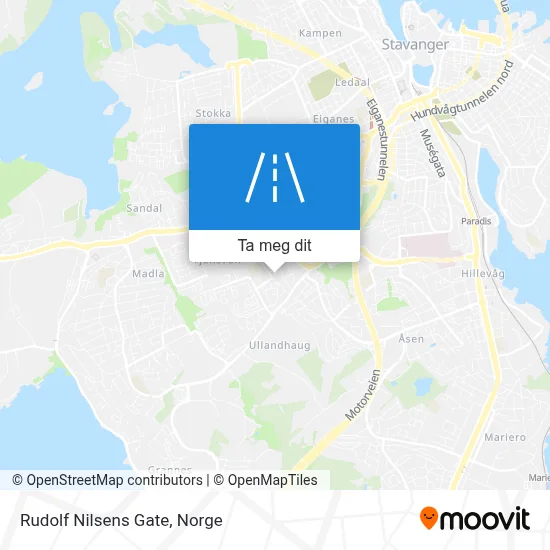 Rudolf Nilsens Gate kart