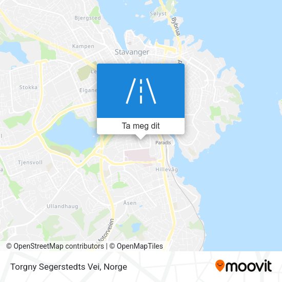 Torgny Segerstedts Vei kart