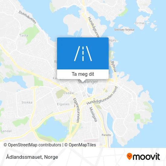 Ådlandssmauet kart