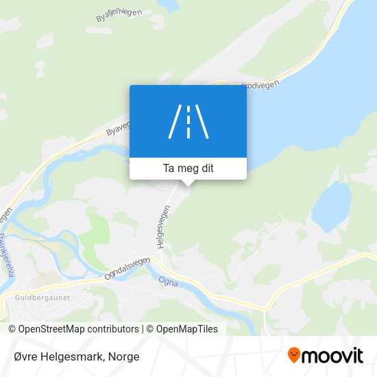 Øvre Helgesmark kart