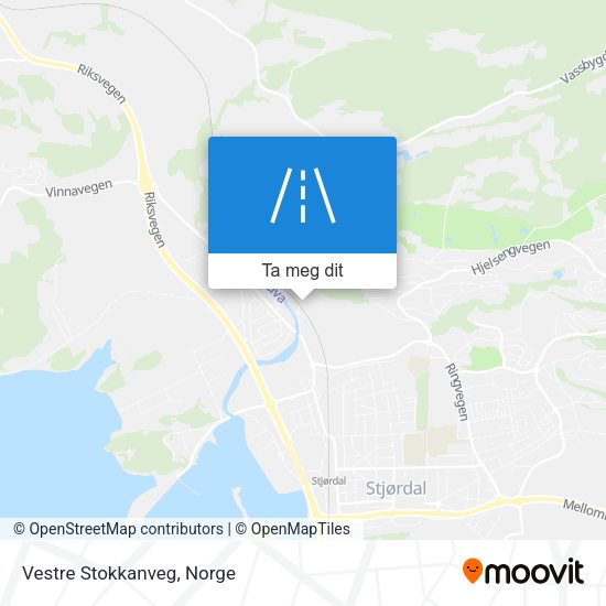 Vestre Stokkanveg kart