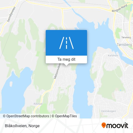 Blåkollveien kart