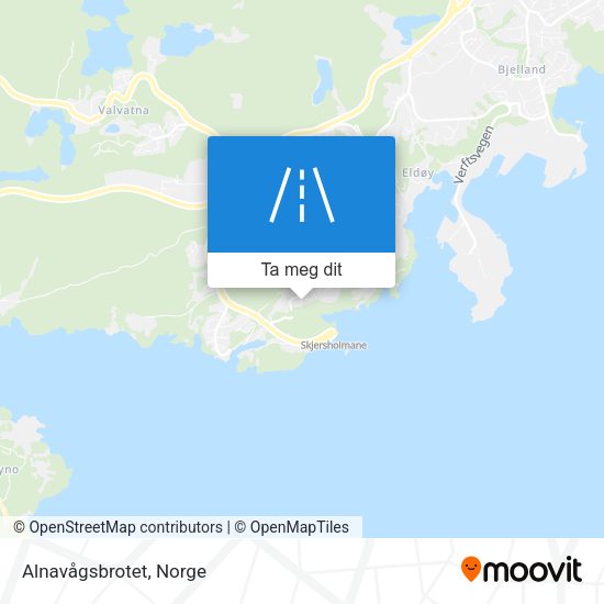 Alnavågsbrotet kart