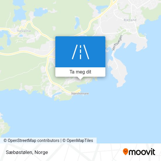 Sæbøstølen kart