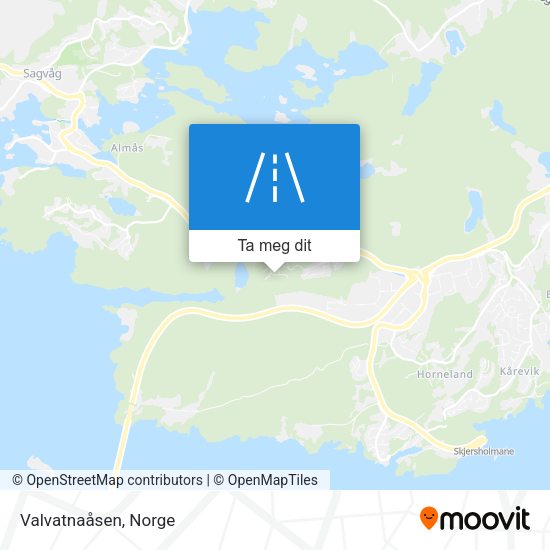 Valvatnaåsen kart