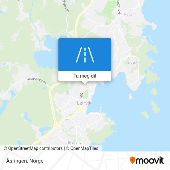 Åsringen kart